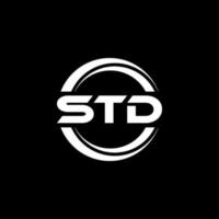 std brev logotyp design i illustration. vektor logotyp, kalligrafi mönster för logotyp, affisch, inbjudan, etc.