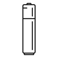 Umrissvektor des Symbols für den Batterieservice. volle Kraft vektor