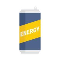 Sport-Energy-Drink-Symbol flach isolierter Vektor