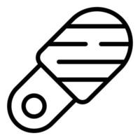 Polnisches Nagelwerkzeug-Symbol Umrissvektor. Pflege Studio vektor