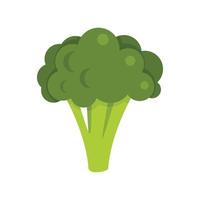 broccoli kål ikon platt isolerat vektor