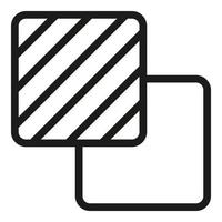 Service-Editor-Symbol Umrissvektor. Pfeil Stift vektor