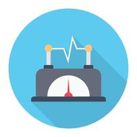 elektrisk meter vektor illustration på en bakgrund.premium kvalitet symbols.vector ikoner för begrepp och grafisk design.