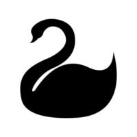 Schwan-Symbol-Illustrationsvektor vektor