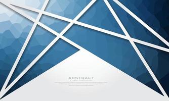 blauer Kristallgradientenhintergrund mit abstrakten geometrischen Linien. eps 10 Vektordesign vektor