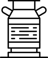 Milchtank kreatives Icon-Design vektor