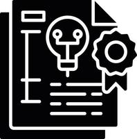 patent kreativ ikon design vektor