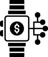 Smartwatch kreatives Icon-Design vektor