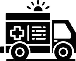 Krankenwagen kreatives Icon-Design vektor