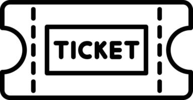 Tickets kreatives Icon-Design vektor