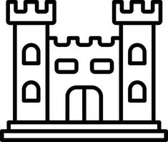 Schloss kreatives Icon-Design vektor