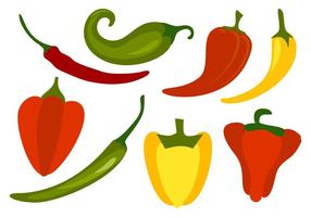 Gratis Chili Peppers Vector