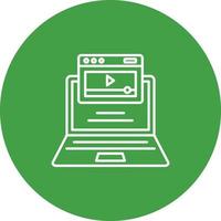 Webinar-Vektorsymbol vektor