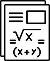 Mathe kreatives Icon-Design vektor