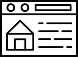Immobilienverkauf kreatives Icon-Design vektor