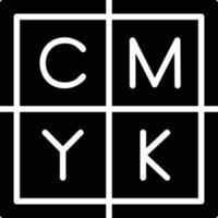 kreatives CMYK-Icon-Design vektor