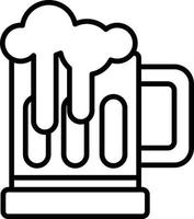 Bier kreatives Icon-Design vektor