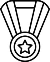 medalj kreativ ikon design vektor