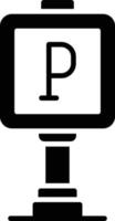 Parkschild kreatives Icon-Design vektor