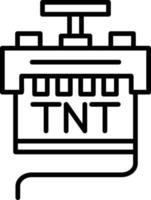 tnt kreatives Icon-Design vektor