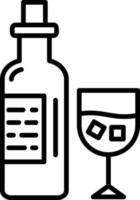 Wein kreatives Icon-Design vektor