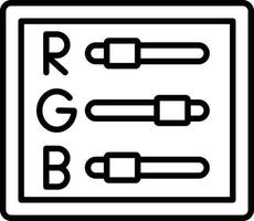 RGB-kreatives Icon-Design vektor