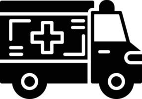 ambulans kreativ ikon design vektor