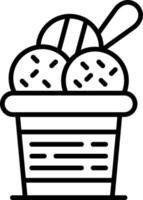 Eis kreatives Icon-Design vektor