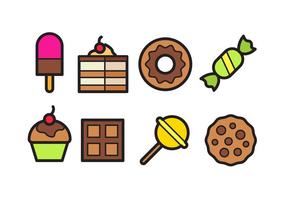 Sweet Food Icon Pack vektor
