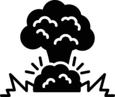 Explosion kreatives Icon-Design vektor