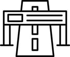 Autobahn kreatives Icon-Design vektor