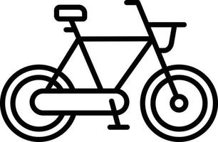 Fahrrad kreatives Icon-Design vektor