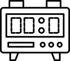 digital stoppur kreativ ikon design vektor