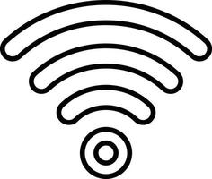 Wifi kreatives Icon-Design vektor