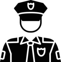 Polizist kreatives Icon-Design vektor