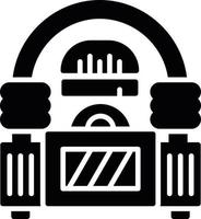 Jukebox kreatives Icon-Design vektor