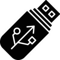 USB-Stick kreatives Icon-Design vektor