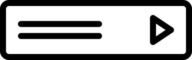 Zeilensymbol für gesendet vektor
