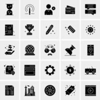 25 universelle Business-Icons Vektor kreative Icon-Illustration zur Verwendung in Web- und Mobilprojekten