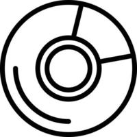 CD-Vektor-Icon-Design vektor