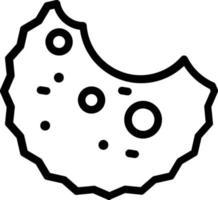 Cookie-Biss-Vektor-Icon-Design vektor