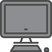 Desktop-Vektor-Icon-Design vektor