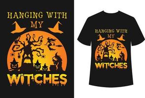 halloween t-shirt design vektor