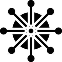 Dharmachakra-Vektor-Icon-Design vektor