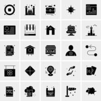 25 universelle Business-Icons Vektor kreative Icon-Illustration zur Verwendung in Web- und Mobilprojekten