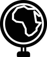 Globus Afrika Vektor Icon Design