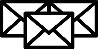 E-Mail-Bulk-Vektor-Icon-Design vektor