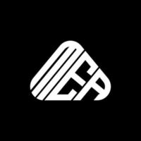 mea letter logo kreatives design mit vektorgrafik, mea einfaches und modernes logo. vektor