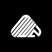 mwz brev logotyp kreativ design med vektor grafisk, mwz enkel och modern logotyp.