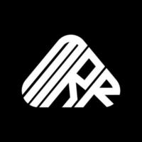 mrr letter logo kreatives design mit vektorgrafik, mrr einfaches und modernes logo. vektor